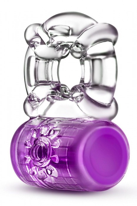 Фиолетовое эрекционное виброкольцо Pleaser Rechargeable C-Ring - Blush Novelties - в Шахтах купить с доставкой