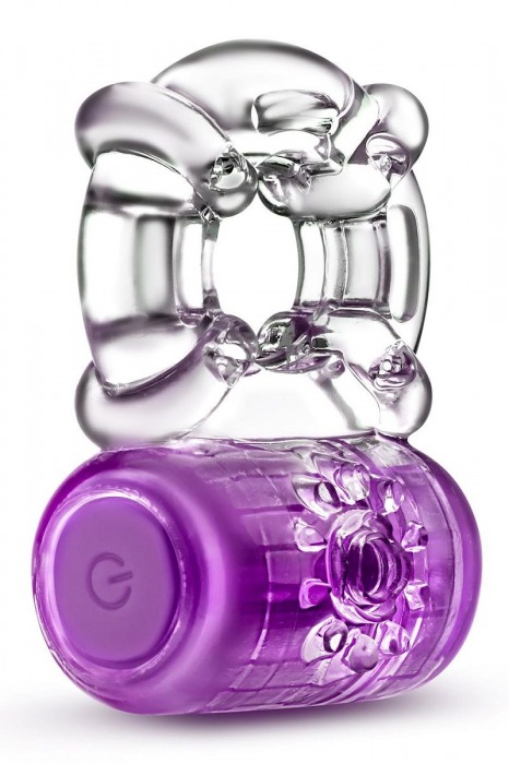 Фиолетовое эрекционное виброкольцо One Night Stand Vibrating C-Ring - Blush Novelties - в Шахтах купить с доставкой