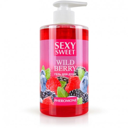 Гель для душа Sexy Sweet Wild Berry с ароматом лесных ягод и феромонами - 430 мл. -  - Магазин феромонов в Шахтах