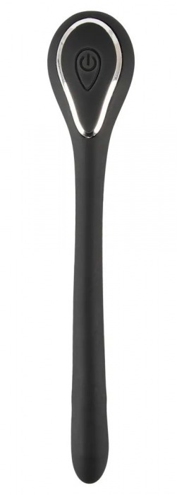 Черный гибкий уретральный стимулятор с вибрацией Vibrating Bendable Dilator - 13,5 см. - Orion - купить с доставкой в Шахтах