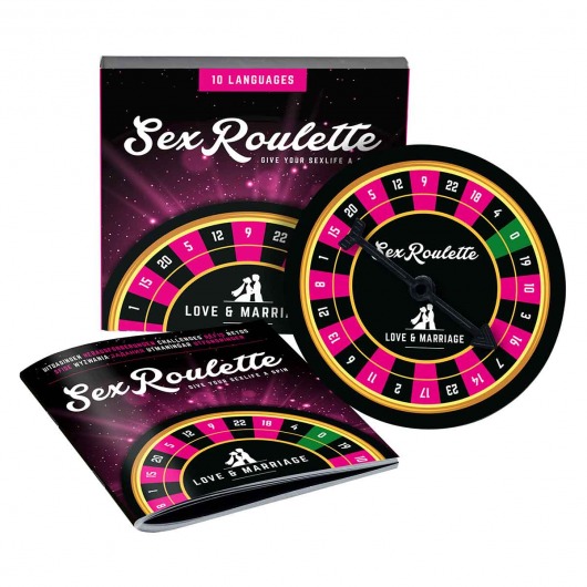 Настольная игра-рулетка Sex Roulette Love   Marriage - Tease&Please - купить с доставкой в Шахтах
