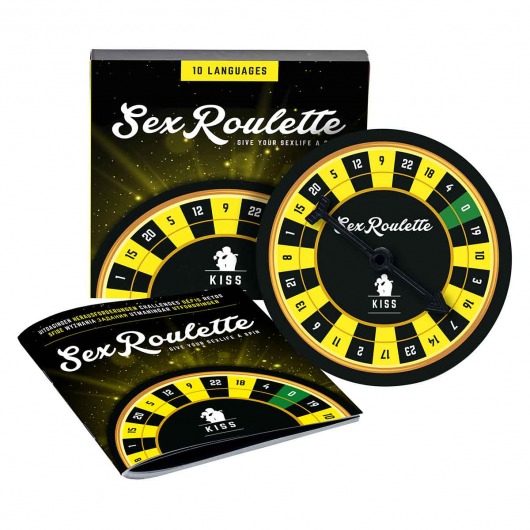 Настольная игра-рулетка Sex Roulette Kiss - Tease&Please - купить с доставкой в Шахтах