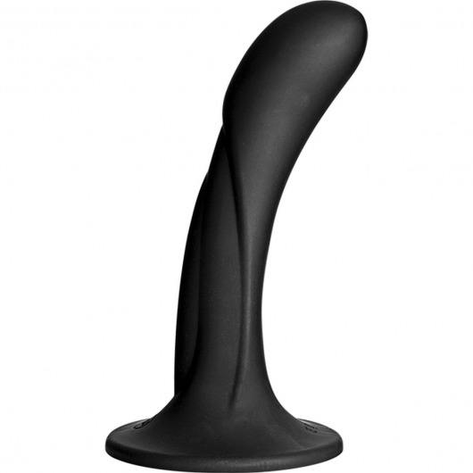 Черная изогнутая насадка Vac-U-Lock G-Spot - 16,5 см. - Doc Johnson - купить с доставкой в Шахтах