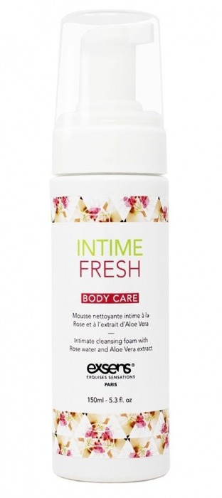 Органическая интимная очищающая пенка Intime Fresh - 150 мл. - Exsens - купить с доставкой в Шахтах