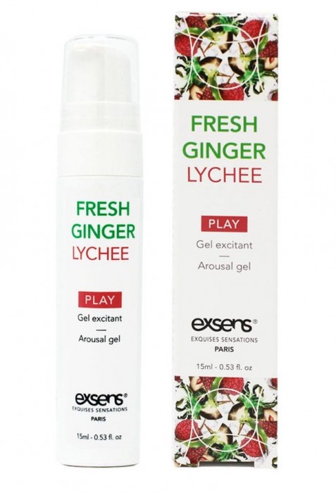 Возбуждающий гель Fresh Ginger Lychee Arousal Gel - 15 мл. - Exsens - купить с доставкой в Шахтах