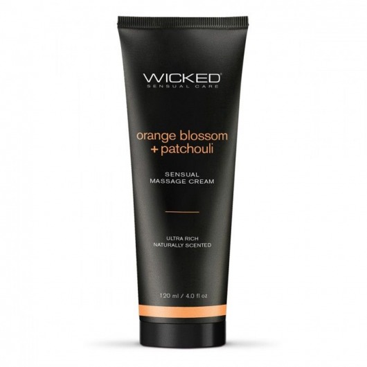 Массажный легкий крем WICKED Orange Blossom plus Patchouli - 120 мл. - Wicked - купить с доставкой в Шахтах