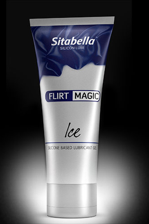 Силиконовая гель-смазка FLIRT MAGIC Ice с лёгким пролонгирующим эффектом - 75 мл. - Sitabella - купить с доставкой в Шахтах