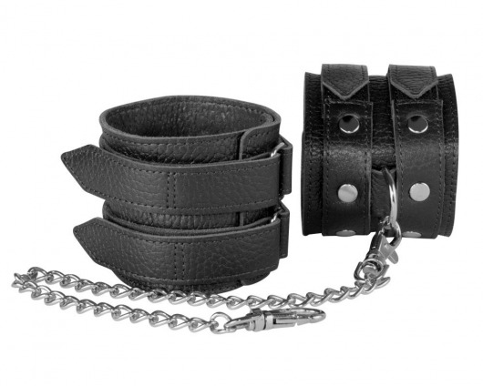 Чёрные кожаные оковы - Sitabella - купить с доставкой в Шахтах