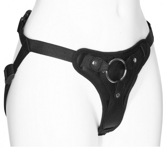 Женские трусики для фиксации насадки кольцом с внутренней насадкой - LOVETOY (А-Полимер) - купить с доставкой в Шахтах