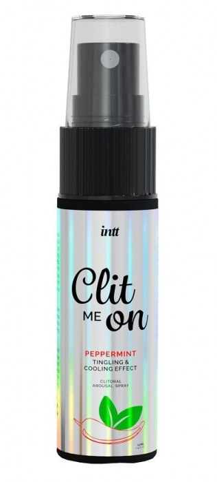 Клиторальный возбуждающий спрей Clit Me On Peppermint - 12 мл. - INTT - купить с доставкой в Шахтах