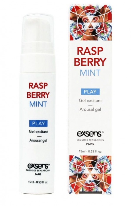 Возбуждающий гель Raspberry Mint с ароматом малины и мяты - 15 мл. - Exsens - купить с доставкой в Шахтах