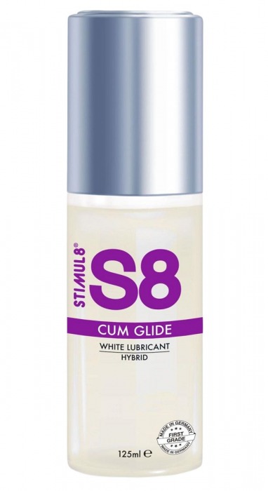 Гибридный лубрикант S8 Hybrid Cum Glide с консистенцией спермы - 125 мл. - Stimul8 - купить с доставкой в Шахтах