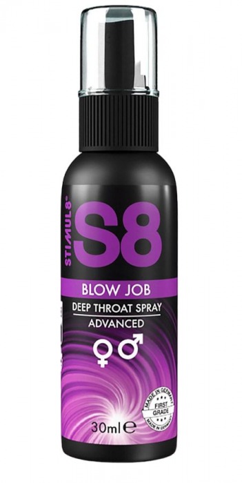Лубрикант для орального секса S8 Deep Throat Spray - 30 мл. - Stimul8 - купить с доставкой в Шахтах