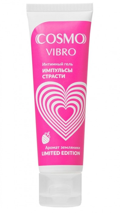 Возбуждающий гель на водно-силиконовой основе Cosmo Vibro с ароматом земляники - 50 гр. - Биоритм - купить с доставкой в Шахтах
