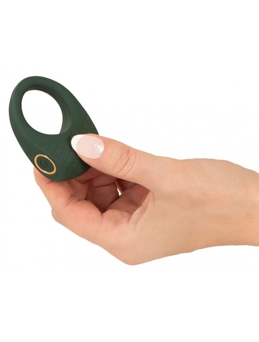 Зеленое эрекционное виброкольцо Luxurious Vibro Cock Ring - Orion - в Шахтах купить с доставкой