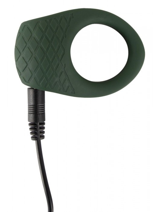 Зеленое эрекционное виброкольцо Luxurious Vibro Cock Ring - Orion - в Шахтах купить с доставкой