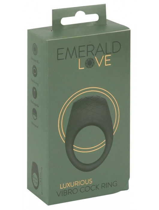 Зеленое эрекционное виброкольцо Luxurious Vibro Cock Ring - Orion - в Шахтах купить с доставкой