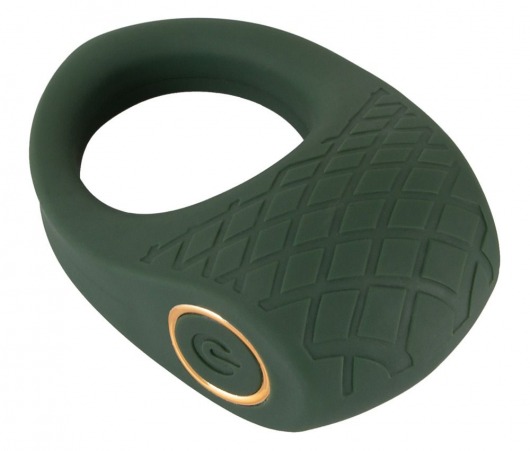 Зеленое эрекционное виброкольцо Luxurious Vibro Cock Ring - Orion - в Шахтах купить с доставкой