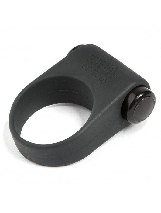 Серое эрекционное кольцо с вибрацией Feel It, Baby! - Fifty Shades of Grey - в Шахтах купить с доставкой