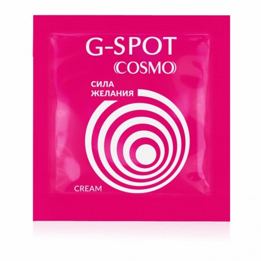 Стимулирующий интимный крем для женщин Cosmo G-spot - 2 гр. - Биоритм - купить с доставкой в Шахтах