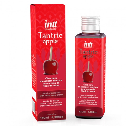 Массажное масло Tantric Apple с ароматом яблока - 130 мл. - INTT - купить с доставкой в Шахтах
