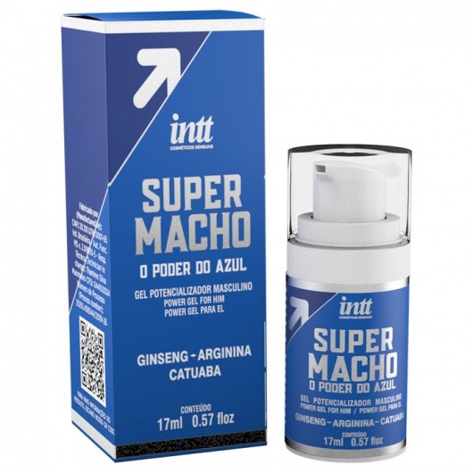 Мужской стимулирующий гель Super Macho - 17 мл. - INTT - купить с доставкой в Шахтах