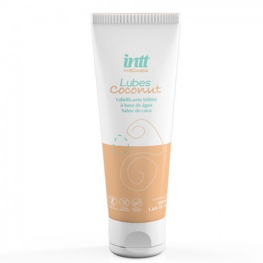 Лубрикант на водной основе Lubes Coconut с ароматом кокоса - 50 гр. - INTT - купить с доставкой в Шахтах