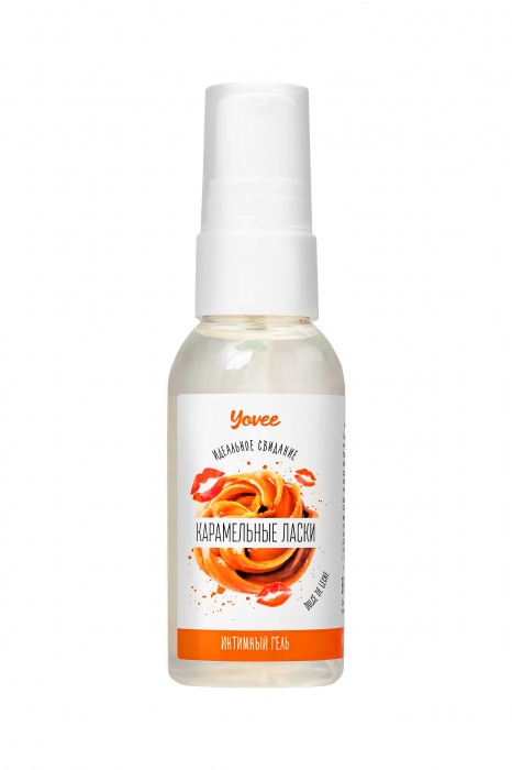 Съедобная гель-смазка Yovee «Карамельные ласки» с Д-пантенолом и вкусом Dulce de Leche - 50 мл. - ToyFa - купить с доставкой в Шахтах