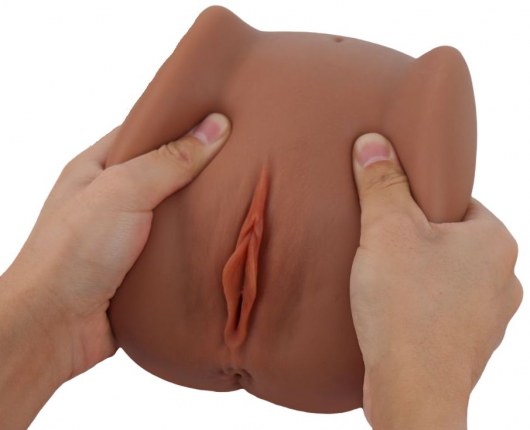 Мастурбатор Black Beauty - вагина и анус - S-HANDE - в Шахтах купить с доставкой