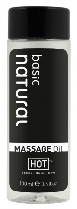 Массажное масло для тела Natural Basic - 100 мл. - HOT - купить с доставкой в Шахтах