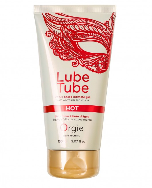Интимный гель на водной основе Lube Tube Hot с разогревающим эффектом - 150 мл. - ORGIE - купить с доставкой в Шахтах