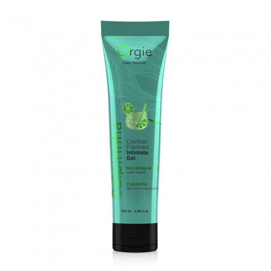Съедобный интимный гель Orgie Lube Tube Cocktail Caipirinha - 100 мл. - ORGIE - купить с доставкой в Шахтах