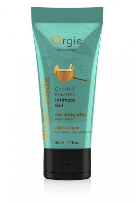 Съедобный интимный гель Orgie Lube Tube Cocktail Pina Colada - 50 мл. - ORGIE - купить с доставкой в Шахтах