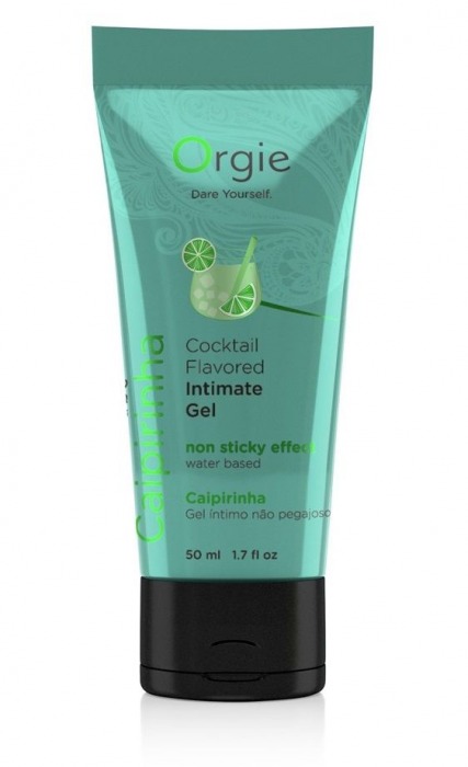Съедобный интимный гель Orgie Lube Tube Cocktail Caipirinha - 50 мл. - ORGIE - купить с доставкой в Шахтах
