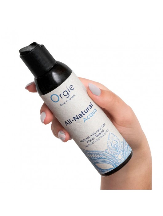 Интимный гель на водной основе Orgie All-Natural Acqua - 150 мл. - ORGIE - купить с доставкой в Шахтах