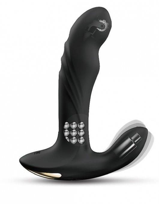 Черный вибромассажер простаты Multi P-Joy с 3 моторами - Dorcel - в Шахтах купить с доставкой
