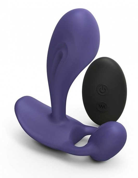 Темно-синий вибромассажер Witty P G Vibrator with Remote Control - Love to Love - в Шахтах купить с доставкой