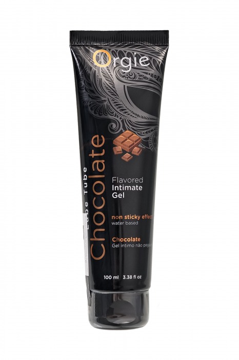 Интимный гель на водной основе Lube Tube Chocolate с шоколадным вкусом - 100 мл. - ORGIE - купить с доставкой в Шахтах
