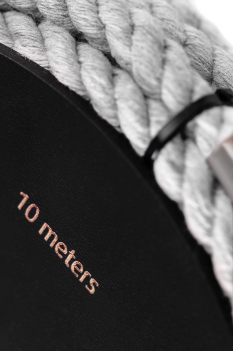 Белая веревка для шибари на катушке - 10 м. - Pecado - купить с доставкой в Шахтах