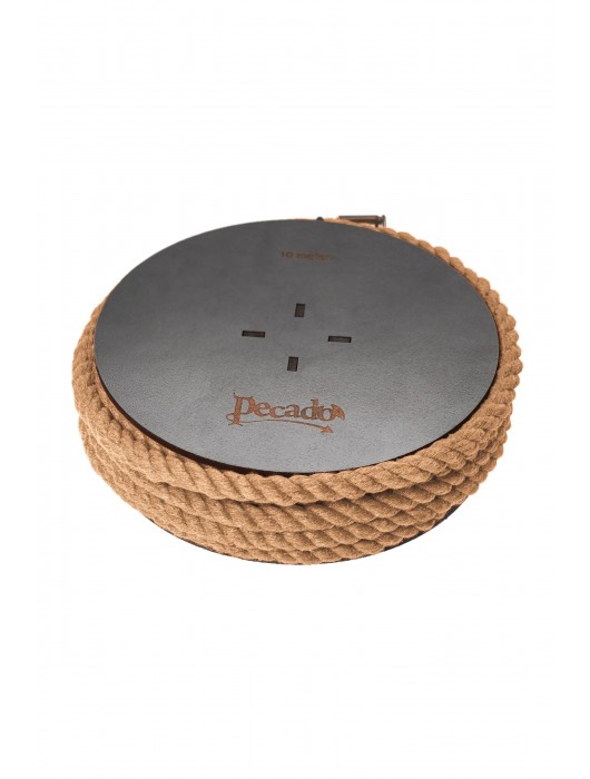 Джутовая веревка для шибари на катушке - 10 м. - Pecado - купить с доставкой в Шахтах