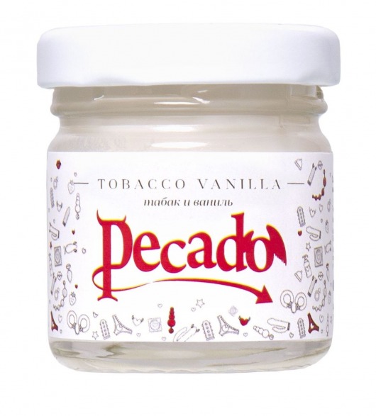 Массажная свеча Tobacco Vanilla - 35 мл. - Pecado - купить с доставкой в Шахтах