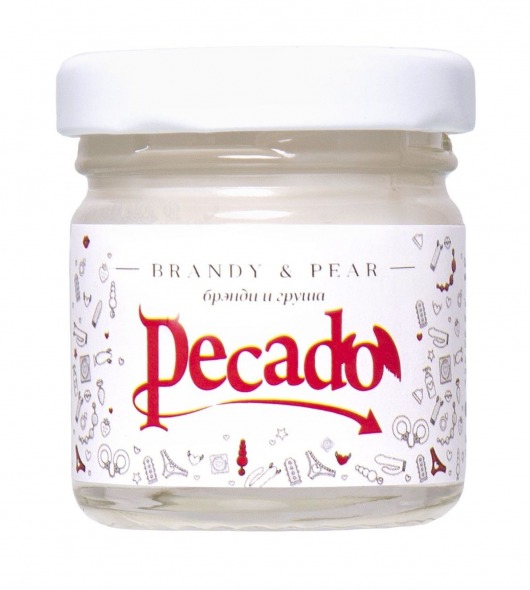 Массажная свеча Brandy   Pear - 35 мл. - Pecado - купить с доставкой в Шахтах