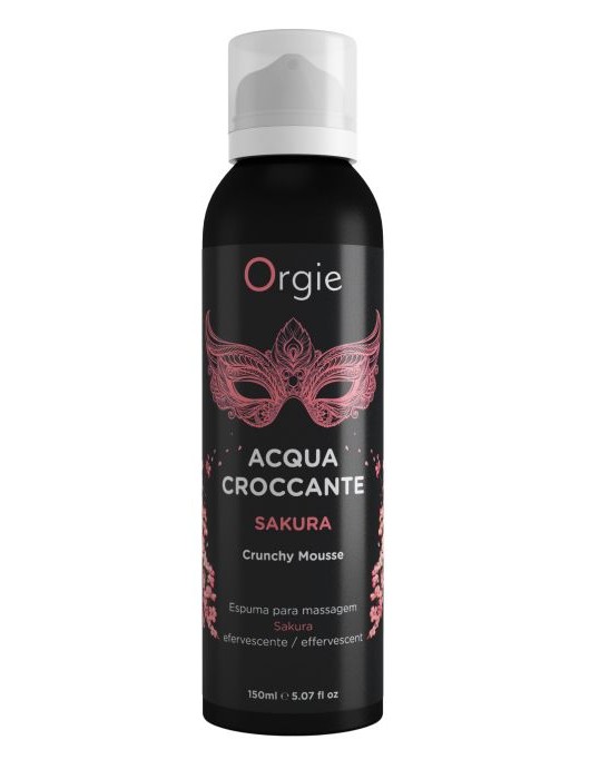 Хрустящая пенка для массажа Orgie Acqua Croccante Sakura с ароматом сакуры - 150 мл. - ORGIE - купить с доставкой в Шахтах