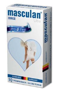 Ультратонкие презервативы Masculan Ultra Fine с обильной смазкой - 10 шт. - Masculan - купить с доставкой в Шахтах