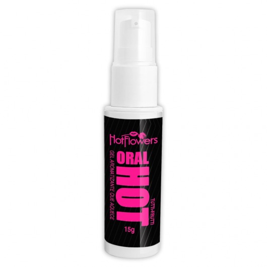 Гель для оральных ласк Oral Hot с согревающим эффектом - 15 гр. - HotFlowers - купить с доставкой в Шахтах