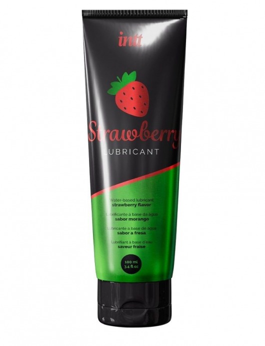 Смазка на водной основе с ароматом клубники Strawberry Lubricant - 100 мл. - INTT - купить с доставкой в Шахтах