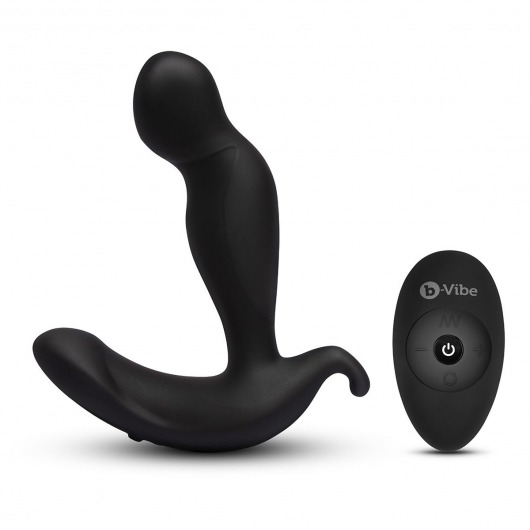 Черный анальный стимулятор с вращением и вибрацией 360 Plug - 13 см. - b-Vibe - в Шахтах купить с доставкой