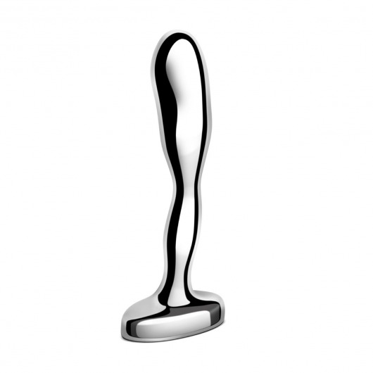 Стальной стимулятор простаты Stainless Steel Prostate Plug - 11,5 см. - b-Vibe - в Шахтах купить с доставкой