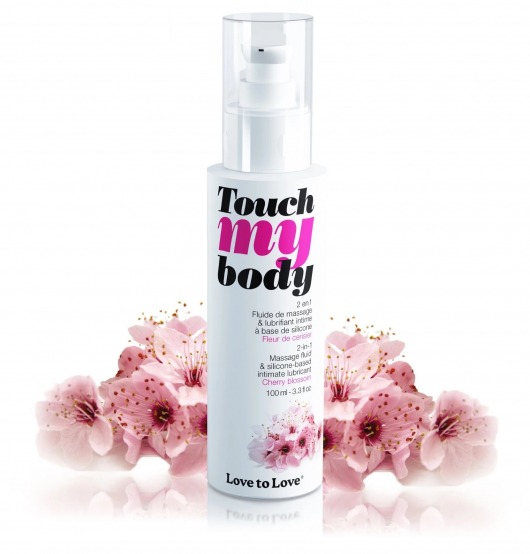 Силиконовый лубрикант 2-в-1 Touch My Body с ароматом вишнёвого цвета - 100 мл. - Love to Love - купить с доставкой в Шахтах