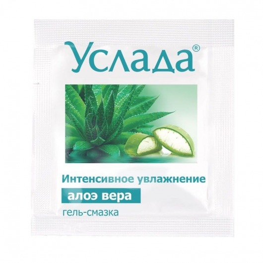 Гель-смазка «Услада с алоэ» - 3 гр. - Биоритм - купить с доставкой в Шахтах